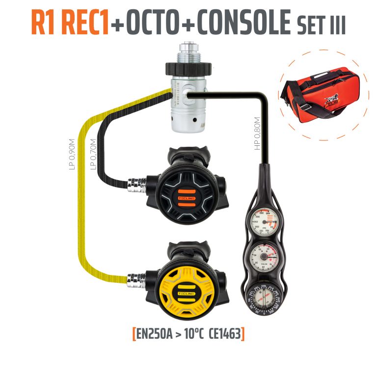 Tecline Regulator R1 REC1 set III with octo and 3 elements console - EN250A > 10°C