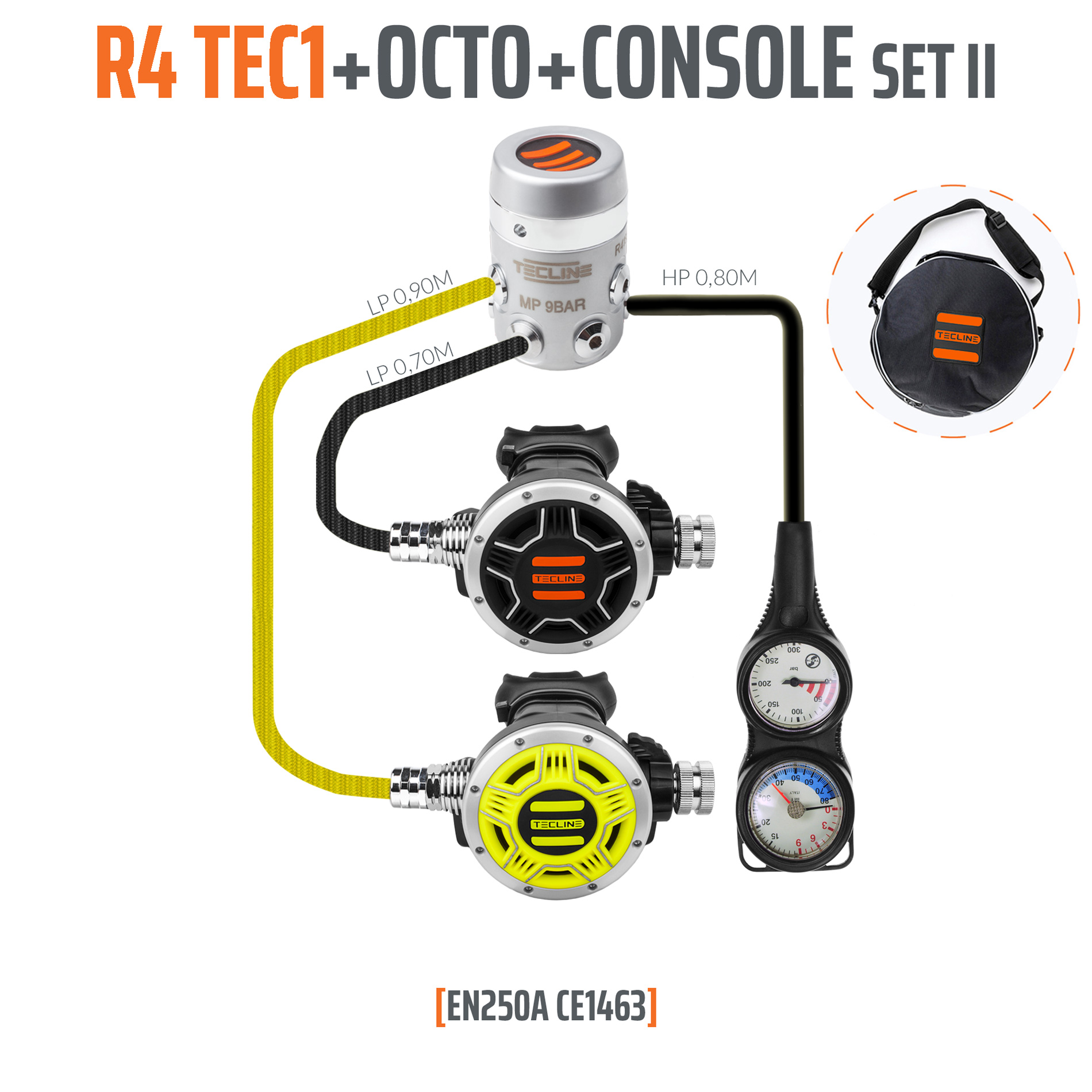 Tecline Regulator R4 TEC1 set II with octo and 2 elements console - EN250A