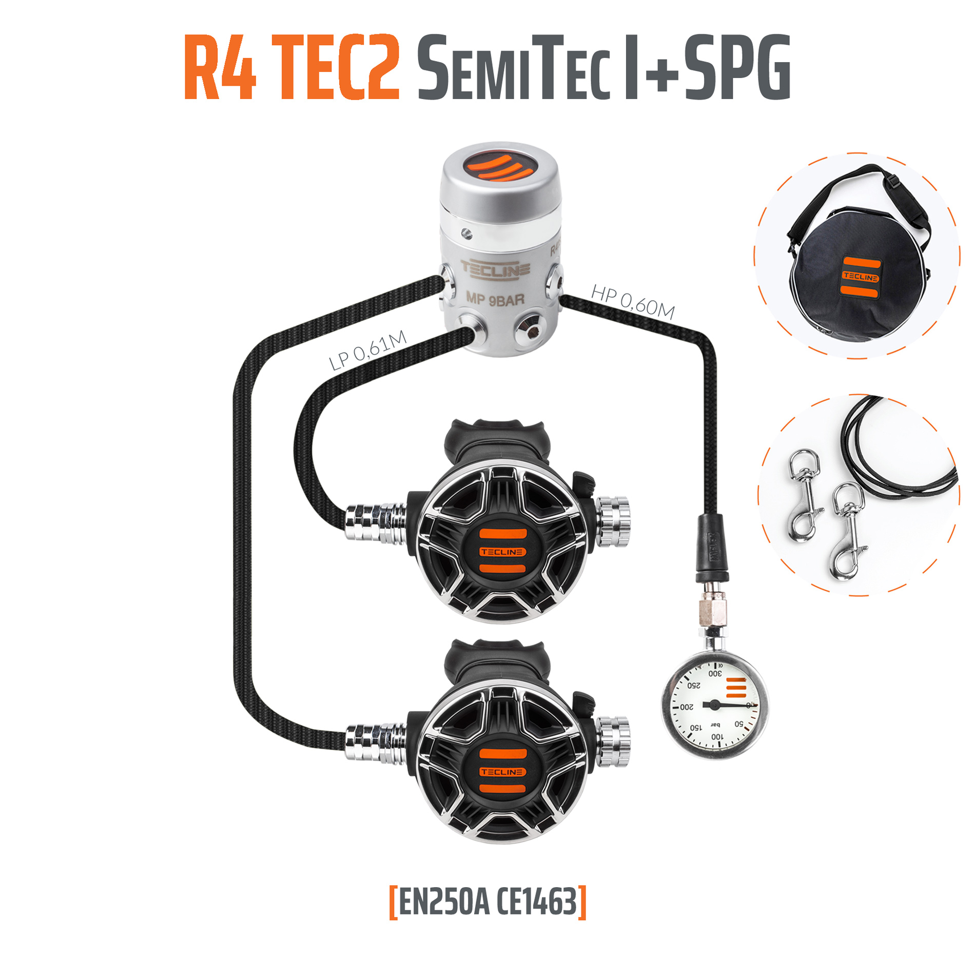 Tecline Regulator R4 TEC2 SemiTec I set with SPG – EN250A