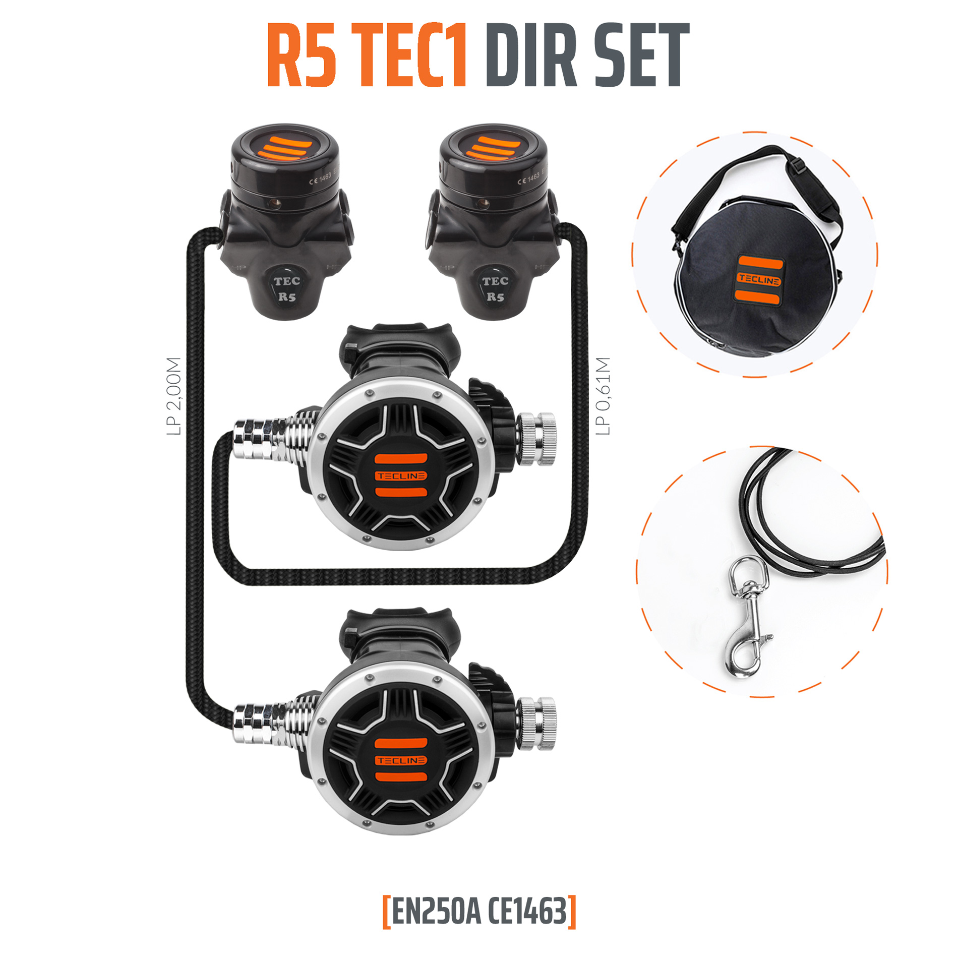 Tecline Regulator R5 TEC1 DIR Set – EN250A