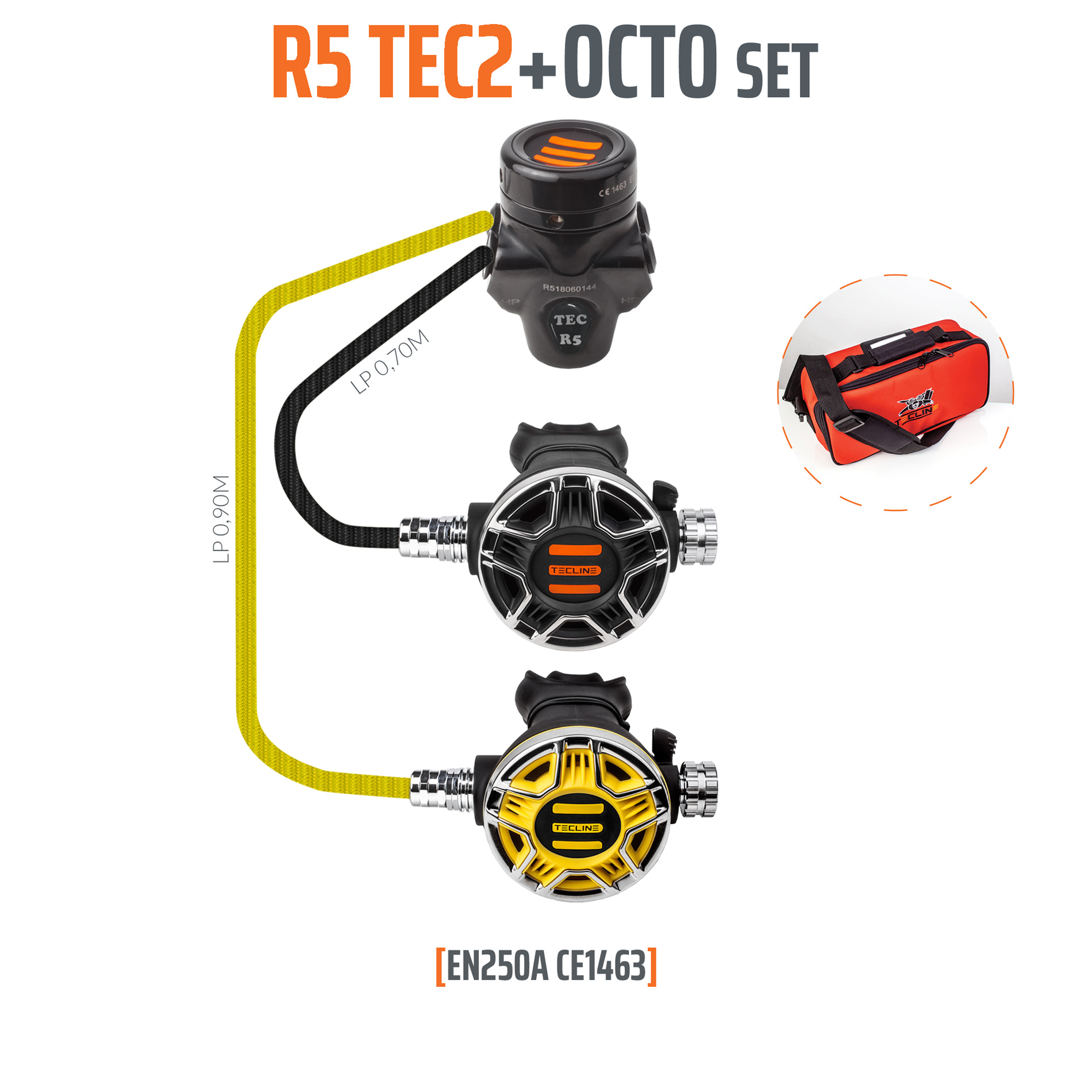 Tecline Regulator R5 TEC2 and octopus – EN250A