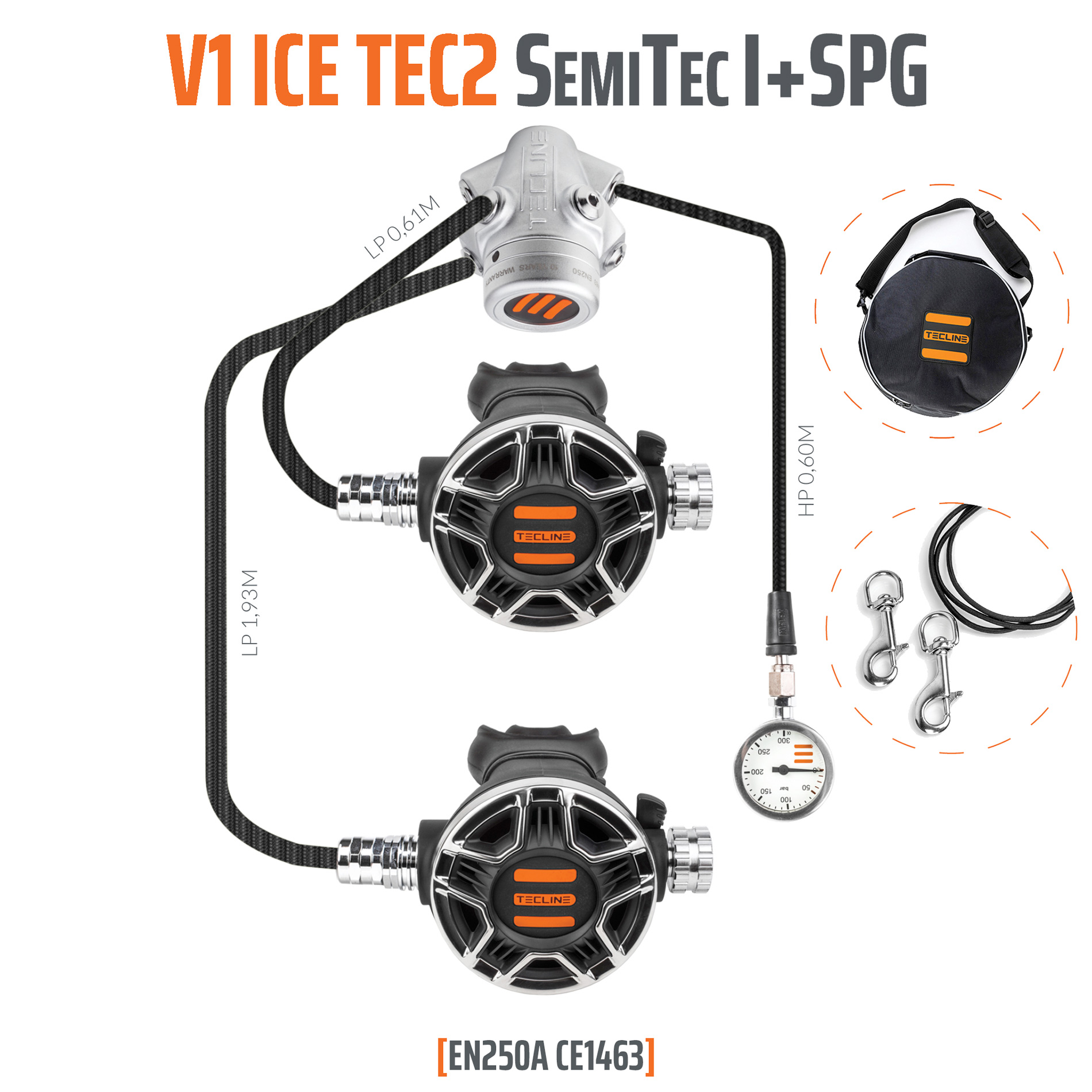 Tecline Regulator V1 ICE TEC2 SemiTec I set with SPG - EN250A