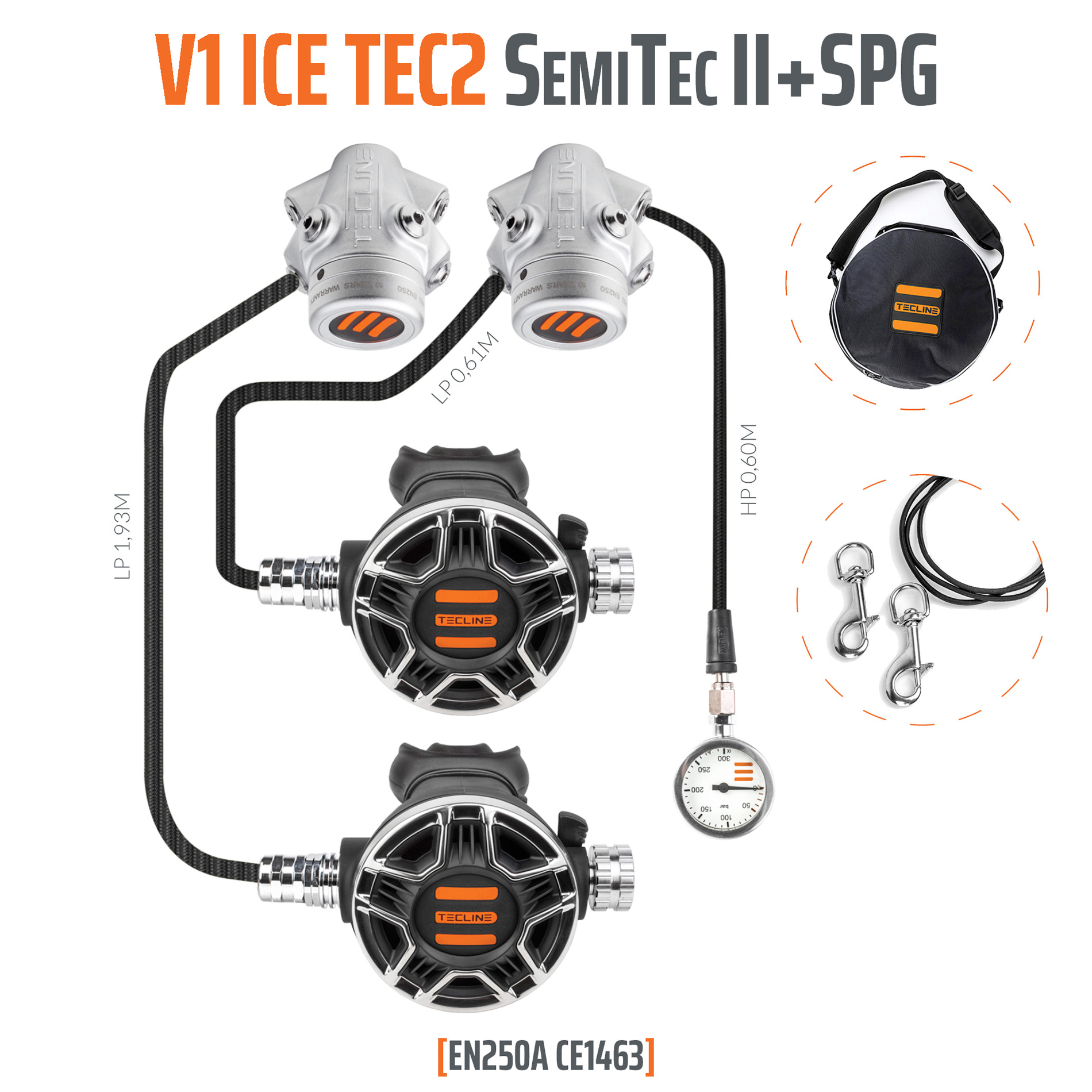 Tecline Regulator V1 ICE TEC2 SemiTec II set with SPG - EN250A