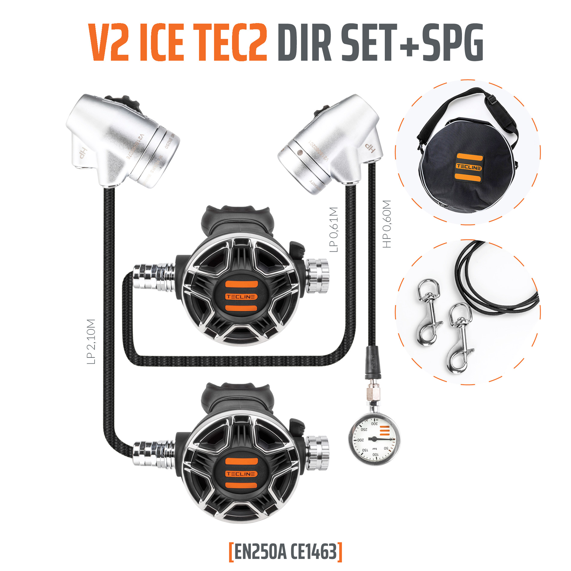 Tecline Regulator V2 ICE TEC2 DIR Set with SPG – EN250A